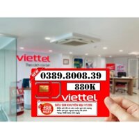 Sim Viettel Số Đẹp Trả Trước V120 4G Giá Rẻ 500k Mới 100%