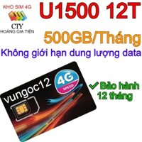 SIM VINA 4G BIG50Y U1500 D159V VD149 BIG50Y D89Y 12TD49 FHAPPY 12D60G K GIỚI HẠN DATA 14T