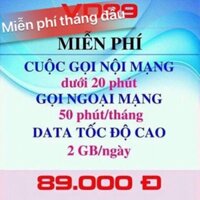Sim VINA 4G MIỄN PHÍ 60gb/ tháng+ 1 TỶ PHÚT GỌI NỘI MẠNG+ 50P NGOẠI MẠNG