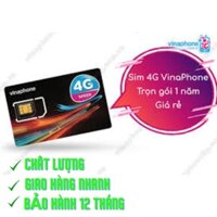 SIM VINAPHONE 4G D500 tặng 5gb/Tháng , Nghe Gọi Trọn Gói 1 Năm Không Nạp Tiền VINA Bùm KID