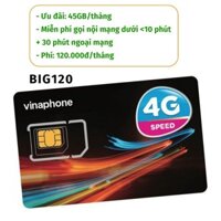Sim Vinaphone 4G , Gọi Điện Miễn Phí Vào Mạng Thả Ga Với Gói Cước Mới Nhất VD90 BG120 D169G