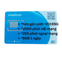 Sim Vinaphone trả sau góiVD199G-Sim nghe gọi miễn phí-8GB 1 ngày-simvinaphonehcm