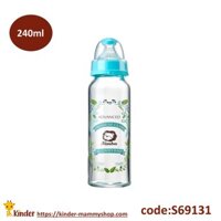Simba Bình sữa thủy tinh sthơ mộng CH 240ml xanh