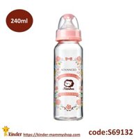 Simba Bình sữa thủy tinh sthơ mộng CH 240ml hồng