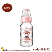 Simba Bình sữa thủy tinh thơ mộng ch 120ml hồng