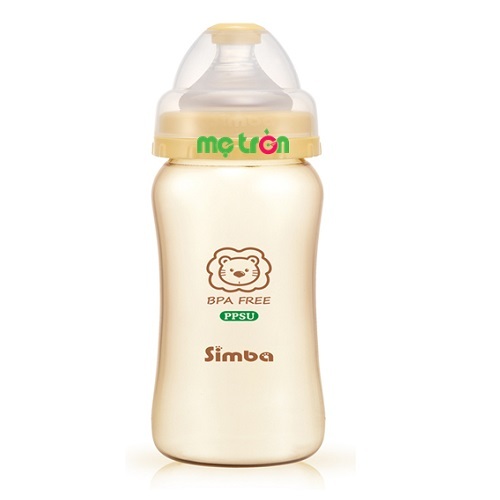 Simba - S6173 - Bình Sữa Hồ Lô Cổ Rộng Nhựa Ppsu 360Ml