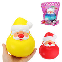 Simela Squishy Father Christmas Tumbler 13cm Slow Rising Collection Gift Decor Soft Squeeze Toy