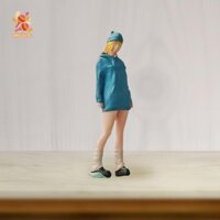 Simhoa 1 / 64 Cô Gái Hình Diorama Phong Cảnh Xe Lửa Bộ Sưu Tập Kiến Trúc Bố Trí