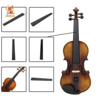 Simhoa 1 Cái 4 / 4 Violin Ebony Fingerboard Violin Fretboard cho các bộ phận Violin