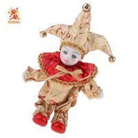 Simhoa 16cm Lãng Mạn Sứ Búp Bê Ý Mẫu Chú Hề Búp Bê Valentines Trang Trí Nhà Để Bàn Đồ Trang Trí