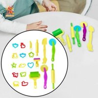 Simhoa 20 Miếng Đất Sét Bộ Dụng Cụ Đất Sét Phụ Kiện Mầm Non Nghệ Thuật Đồ Chơi Đảng Ủng Hộ Sáng Tạo Chơi Đất Sét Bộ Quà Tặng