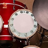 Simhoa Bass Trống Hiệu Ứng Nhẫn Bass Trống Tambourine Chắc Chắn DIY Trống Người Chơi Quà Tặng Phù Hợp Với 14 Inch Bề Mặt Trống Jazz Trống Nhẫn 13.78inch
