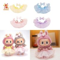 Simhoa Bộ quần áo cho búp bê 6 inch, bao gồm phụ kiện tóc sành điệu