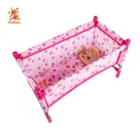 Simhoa Búp Bê Giường Cho Bé Cũi Playset Trẻ Em Mô Phỏng Đồ Chơi Đồ Chơi