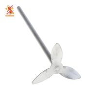 Simhoa Chất lỏng ba lá bằng thép không gỉ Khuấy mái chèo thủy tinh Đồ dùng phòng thí nghiệm