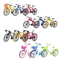Simhoa Die-Cast Kim Loại Mẫu 1: 8 Mini Mẫu Đồ Trang Trí Kim Loại Đứng Để Bàn Trang Trí Mô Hình Ngón Tay Xe Đạp BMX