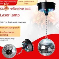 Simhoa Disco Bóng Gương Bóng 18 F5 Đèn LED Nhiều Màu Sắc Chắc Chắn Đa Năng Xoay Nhẹ Cho Lễ Hội Đảng Trang Trí Nhà Cửa