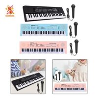 Simhoa Eletric Piano Bàn Phím Đàn Organ Điện Tử 61 Phím Đồ Chơi Giáo Dục Sạc USB Quà Giáng Quà Tặng Dụng Cụ Di Động Đồ Chơi Cho Bữa Tiệc