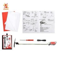 Simhoa Gấp RC Giấy Máy Bay Mô Hình DIY Động Cơ Điện RC Máy Bay Cho Trẻ Em