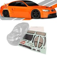 Simhoa Hầu Hết Các Thương Hiệu 1: 10 RC Trên Đường Xe Thay Thế Thân Vỏ Phụ Kiện Có Đề Can Trang Trí Trong Suốt Trong Suốt Phụ Kiện