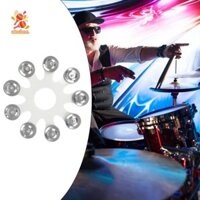 Simhoa Hi Hat Tambourine Trống Phụ Kiện Nhạc Cụ Gõ Phụ Kiện Chắc Chắn Mặc