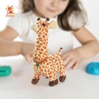 Simhoa Hươu Cao Cổ Đồ Chơi Âm Nhạc Có Âm Thanh Và Chuyển Động Động Động Vật Nhồi Bông Hươu Cao Cổ Cho Quà Tặng Tân Gia Trẻ Em Tập Đi