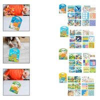 Simhoa Tranh Nước Album Sách Vẽ Nước Đồ Chơi Tương Tác Có Thể Tái Sử Dụng Hỗ Trợ Giảng Đồ Chơi Giáo Dục Cho Bé Gái Bé Trai Hoạt Động Quà Tặng