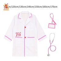 Simhoa Trẻ Em Bác Sĩ Trang Phục Giả Vờ Bác Sĩ Đồ Chơi Học Tập Hoạt Động Giáo Dục Sớm Cho Mầm Non Đạo Cụ Chụp Ảnh Ngày Lễ Quà Tặng