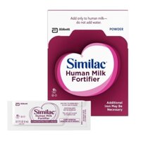 Similac Human Milk Fortifier (HMF) Bột Bổ Sung Sữa Mẹ Cho Trẻ Sinh Non Nhẹ Cân Thiếu Tháng Suy Dinh Dưỡng 2025 – Similac HMF Hộp 50 Gói 1g Tăng Cân An Toàn Không Lactose Protein Thủy Phân Vitamin Khoáng Chất Chính Hãng Mỹ Giá Rẻ Cho Bé Sơ Sinh