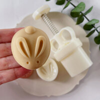 [simple] Mid autumn moon cake maker stamp diy mooncake tool for bath soap cookie mooncakes