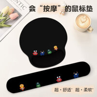 Simplewrist bảo vệ, miếng lót chuột, miếng lót tay silicon văn phòng, giá đỡ bàn phím máy tính gia đình nữ dễ thương
