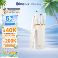 Simplus Bộ Giá Dao 5 Món Thép Không Gỉ 3Cr13 DAOJ001