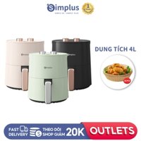 Simplus Nồi Chiên Không Dầu Dung Tích 4L KQZG007 - Bảo Hành 12 Tháng