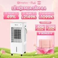 Simplus Pink Điều khiển từ xa Quạt điều hòa cho gia (dung tích 10 Lít) LFSH004 - Bảo Hành 1 Năm 1 Đổi 1