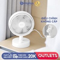 Simplus Quạt Để Bàn Mini Cổng Sạc Type-C DFSH014 - Bảo Hành 12 Tháng