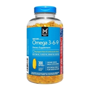 Simply Right Omega 3-6-9 Plus - Viên bổ sung Omega 3 - 6 - 9 bảo vệ tim mạch, tăng cường trí não, 325 viên