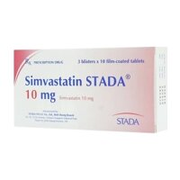 Simvastatin Stada 10mg 3 vỉ x 10 viên