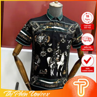 (SỊN)_ Áo Polo Cổ Xanh Người Cưỡi Ngựa ❤ Áo Phông Chất Cotton Dày Dặn Dáng Rộng Nam Nữ Trending745