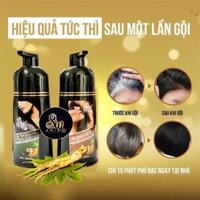 Sin Hair Dầu Gội Phủ Bạc Đen Tóc 500ml