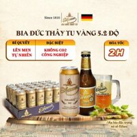 [SINCE 1810] Bia Đức Thầy Tu Eibauer Vàng 5.2 ĐỘ - Lên Men Tự Nhiên Thượng Hạng - Nhập Khẩu Chính Hãng