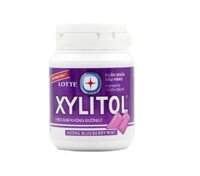 Sing-gum Lotte Xylitol không đường hương việt quất bạc hà hũ 58g