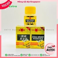[Singapore] Dầu cù là VÀNG Con Ó 40g chuyên mát xa, giảm đau, cảm cúm, thư giãn/ Eagle Brand