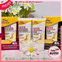 [Singapore] Dầu xoa bóp hiệu Con Cọp ĐỎ & ĐEN tuýp 50g / Neck and shoulder Rub Tiger Balm / Dầu xoa bóp Con Hổ hàng Sing