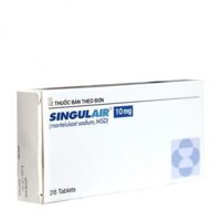 Singulair 10mg dự phòng, trị hen phế quản mạn tính (2 vỉ x 14 viên)