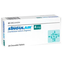 Singulair 4mg dự phòng và trị hen suyễn (28 viên)  – CÔNG TY CỔ PHẦN NHÀ THUỐC NHÂN DÂN – PHƯỢNG HOÀNG