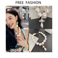 Sinh Động Ba Chiều Sao Thổ Ngọc Trai Vòng Cổ Giọt Nước Mặt Dây Chuyền Ngọc Trai Khổng Lồ Phóng Đại Vòng Cổ Xương Đòn Dây Chuyền Trang Sức Thời Trang Trang Trang Sức MIỄN PHÍ