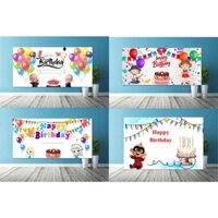 sinh nhật, hiflex trang trí sinh nhật, Băng rôn sinh nhật, phông nền trang trí, bạt sự kiện tiệc happy birthday