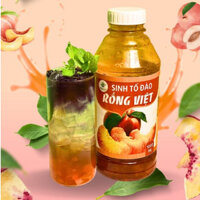 Sinh Tố Đào Rồng Việt Nguyên Liệu Pha Chế Chai 1 Lít - KAIZENCO