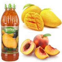 Sinh tố Osterberg Đào Xoài (Peach & Mango) chai 1 lít thùng 12 chai