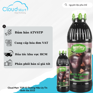 Sinh tố Osterberg Nho đen 1L